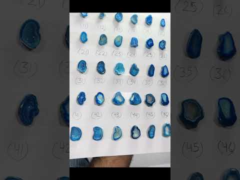 Geode Stones (  Pendant) by Selection 20 -25 mm Aqua For Making Jewelry