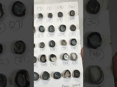 Geode Rings stone by Selection 10 - 20 mm Brown For Making Rings