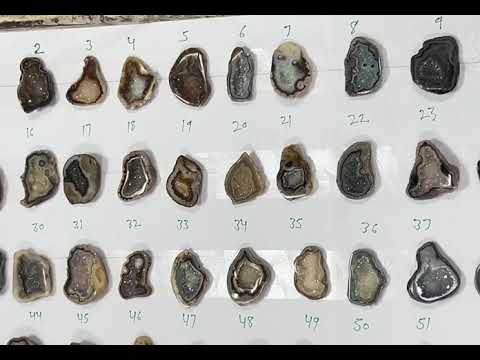 Geode Stones ( Pendant ) by Selection 25 - 30 mm Brown For Making Jewelry