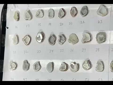Geode Stones ( Pendant ) by Selection 15 - 20 mm White For Making Pendant Jewelry