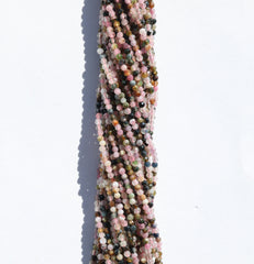1 Line Natural Gemstone Beads 2 - 2.5 mm - Meena Design