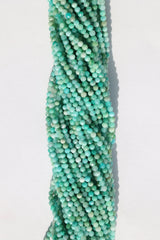 1 Line Natural Gemstone Beads Faceted 2.5 MM, Jewelry Making Supplies - Meena Design