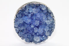 Adjustable Ring * Druzy Ring * Crystal Ring * Gemstone Ring * Statement Ring * Quartz Ring * Large Druzy Ring * Ring Druzy Round * - Meena Design