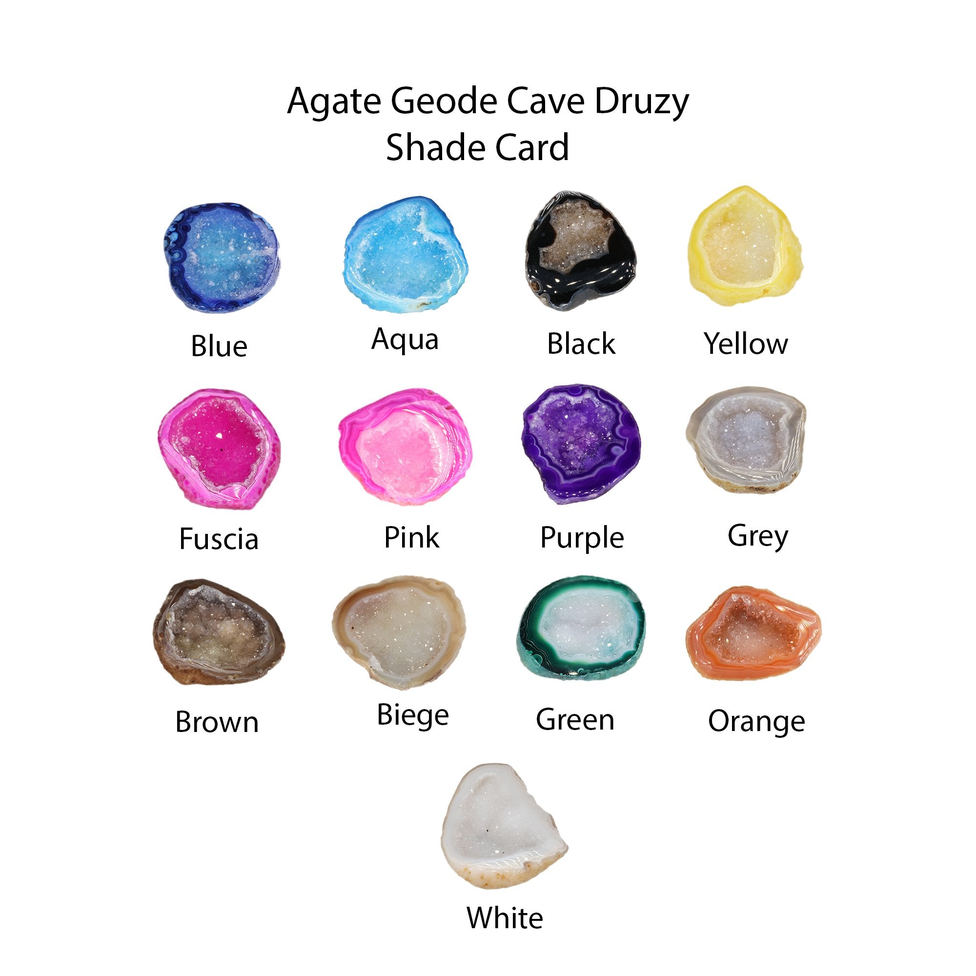 Anokha Large Geode Statement Rings, 30 - 40 MM, Unlimited Sparkle in Life !! - Meena Design