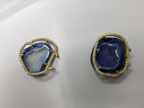 Geode Ring Cz - Meena Design