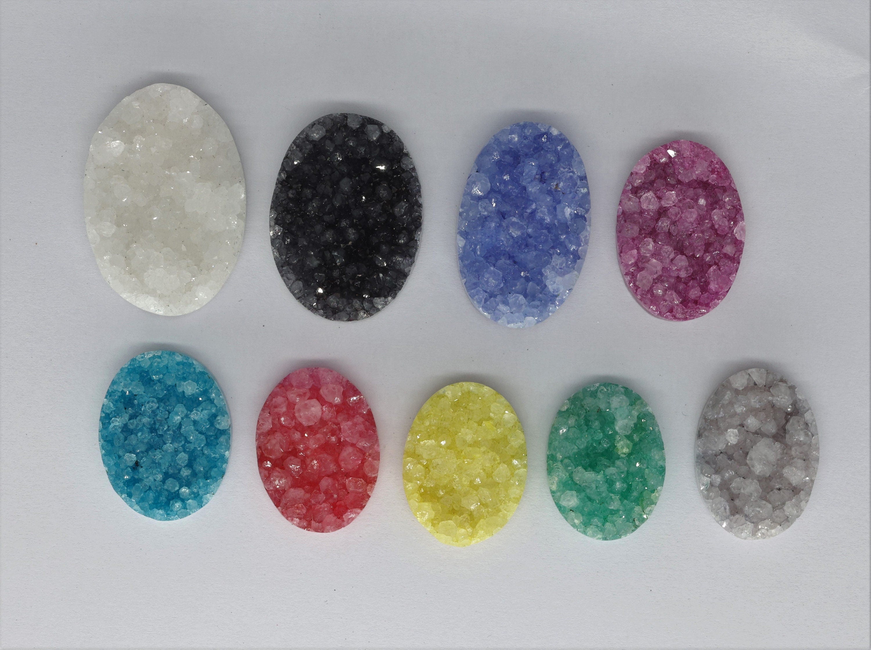 Large Oval Druzy gemstones 15 - 70 mm Long gemstone supplies My Store