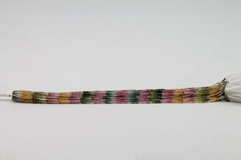 Lines Multi Tourmaline Beads Size 2 mm - Meena Design